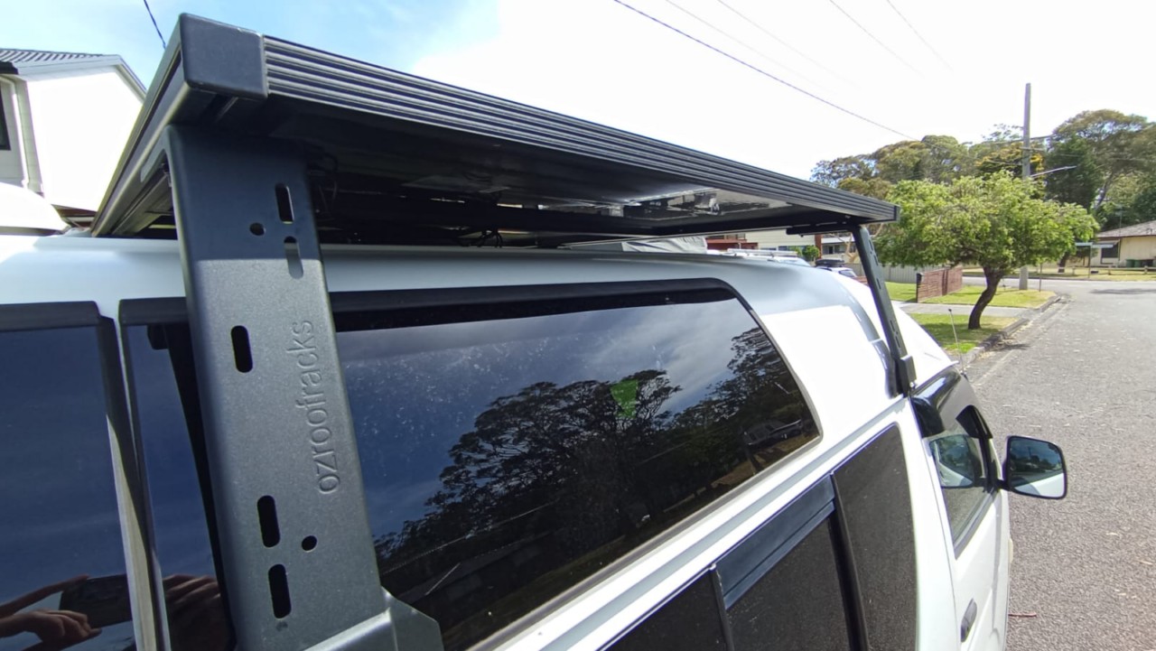 2x OZ4040 165CM Black Anodized 6063-T5 Aluminium Extrusion T-Slot Profile