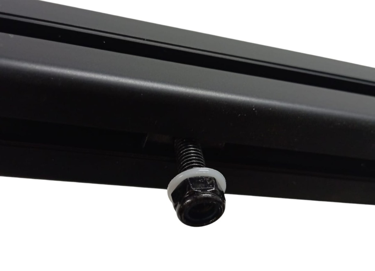 2x OZ4040 180CM Black Anodized 6063-T5 Aluminium Extrusion T-Slot Profile