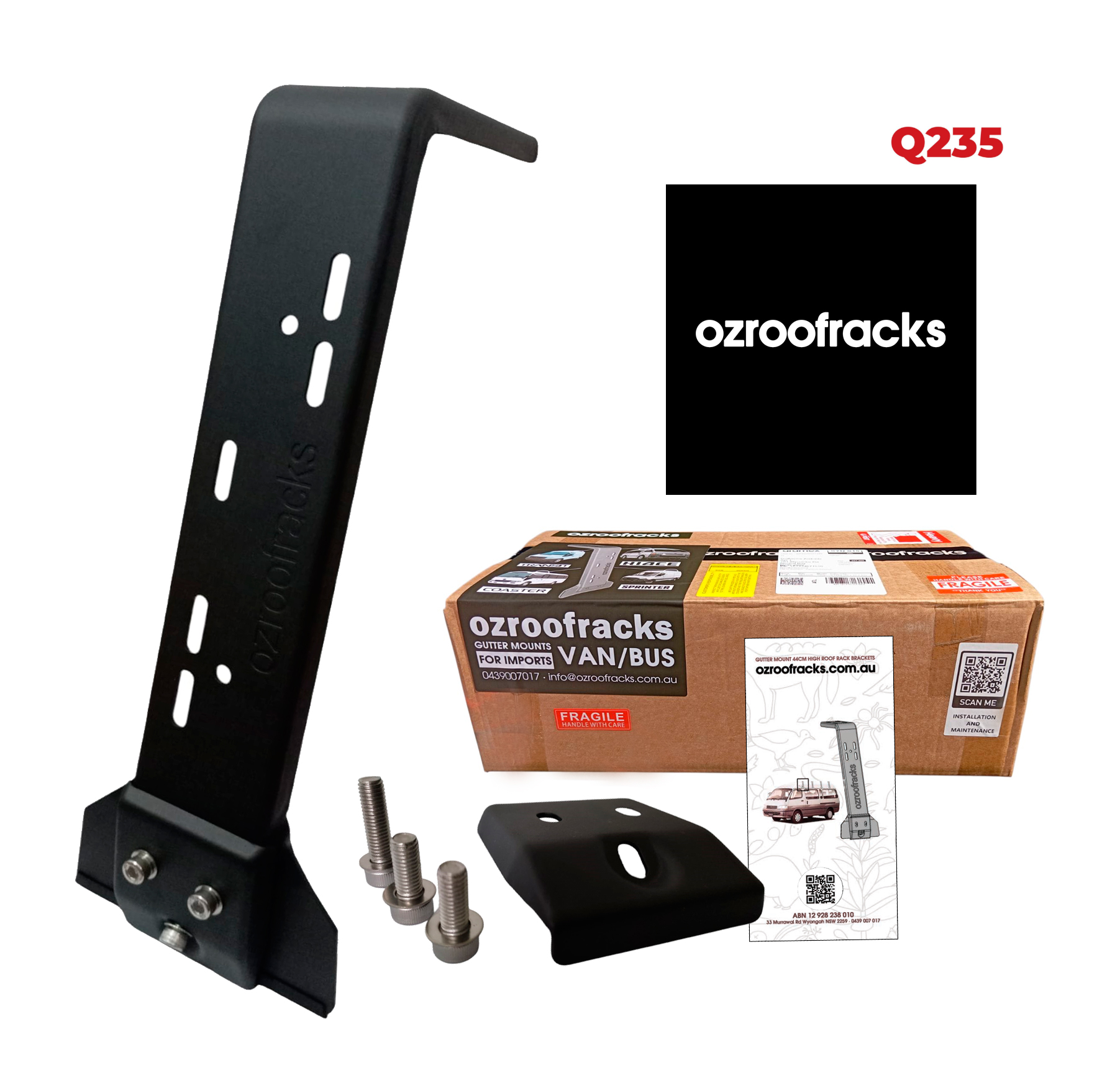 Ozroofracks | Gutter Mount Roof Rack Brackets