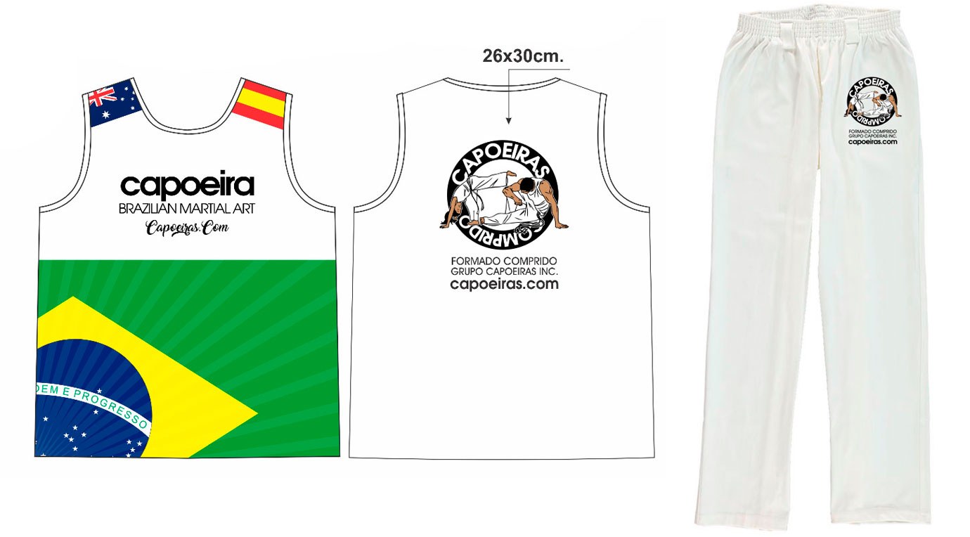 White Uniform Grupo Capoeiras Inc